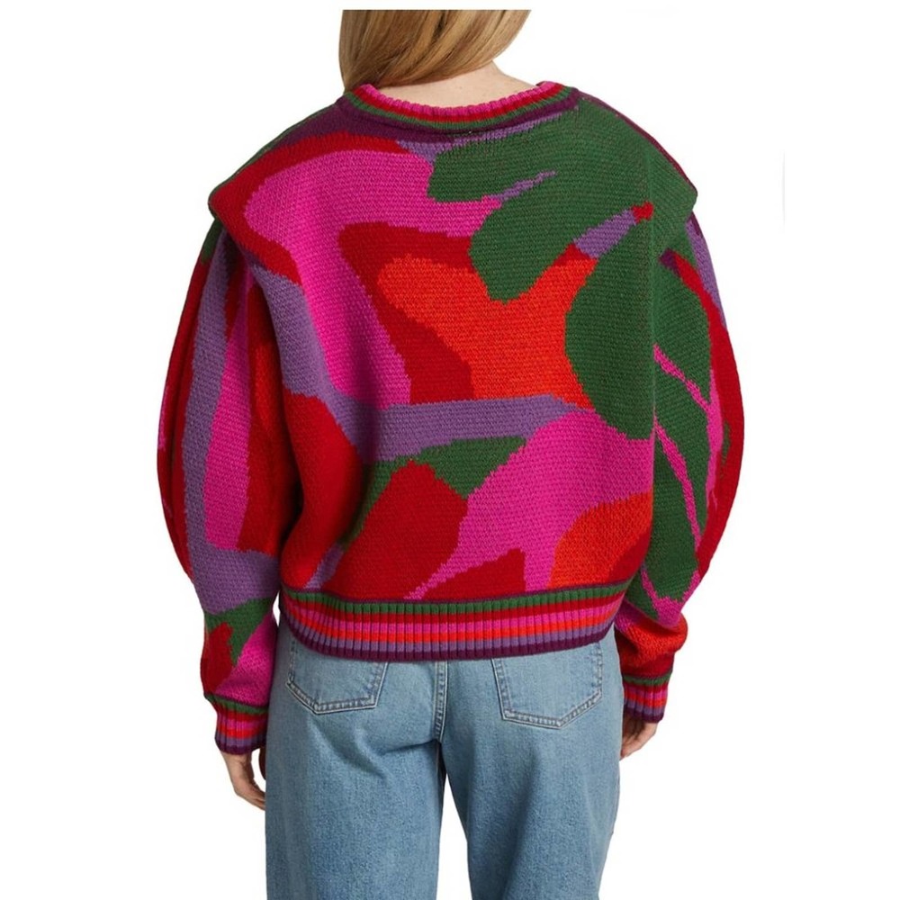 FARM Rio Multicolor Crew Neck Sweater - Picture 3 of 10